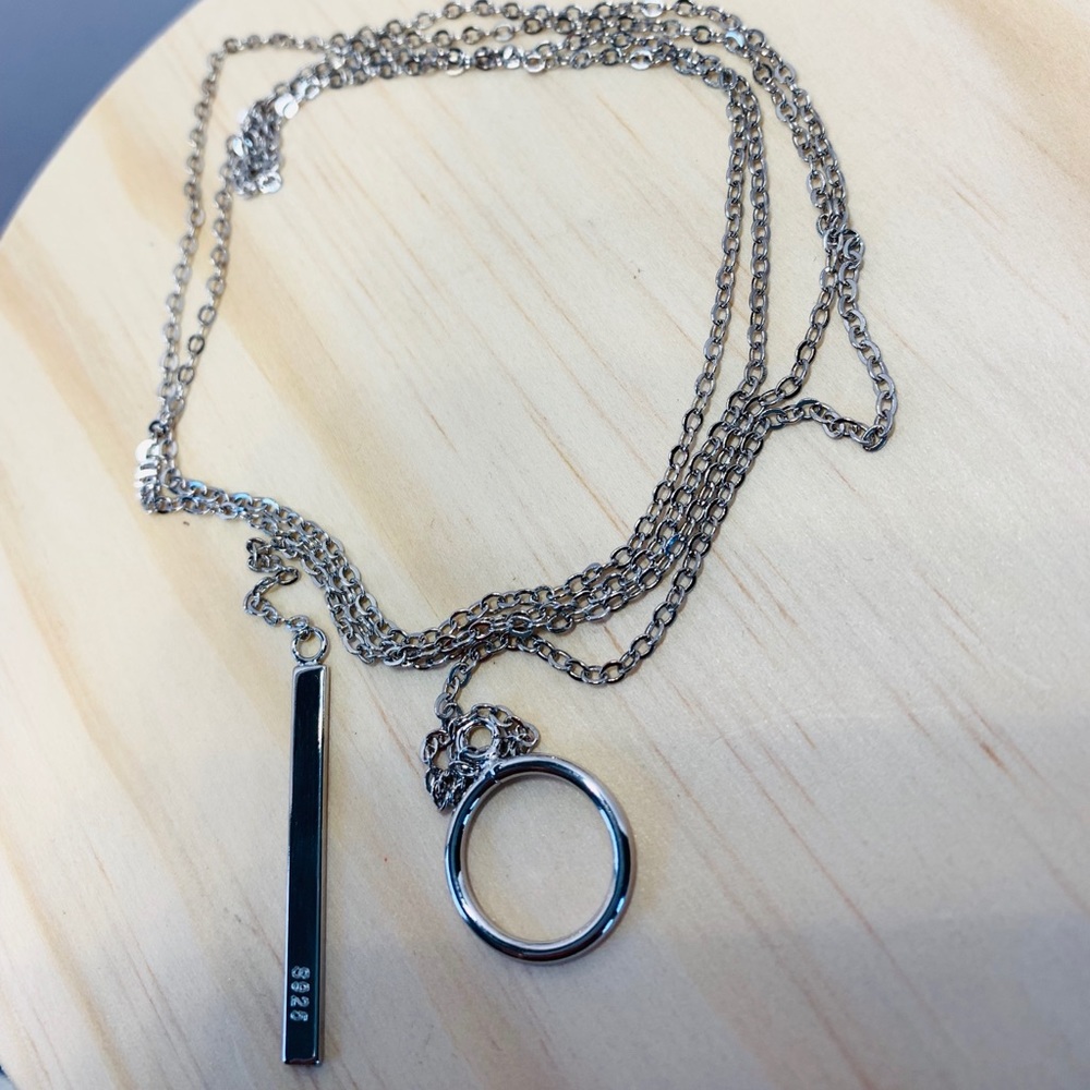 🌟 Sterling Silver 925 Long Necklace Choker - Picture 4 of 4